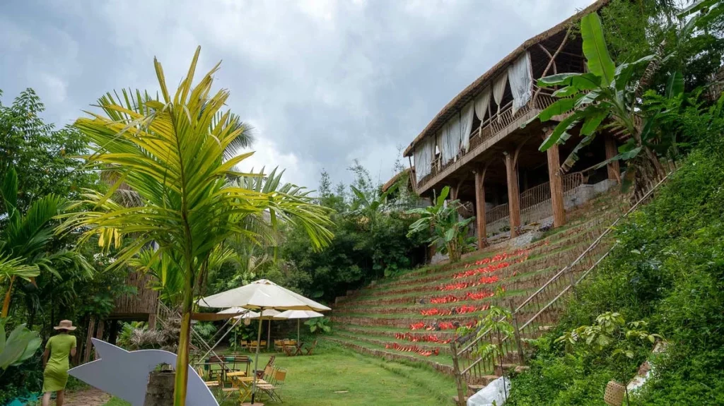 Không gian xanh, thoáng mát tại Tre Vibe