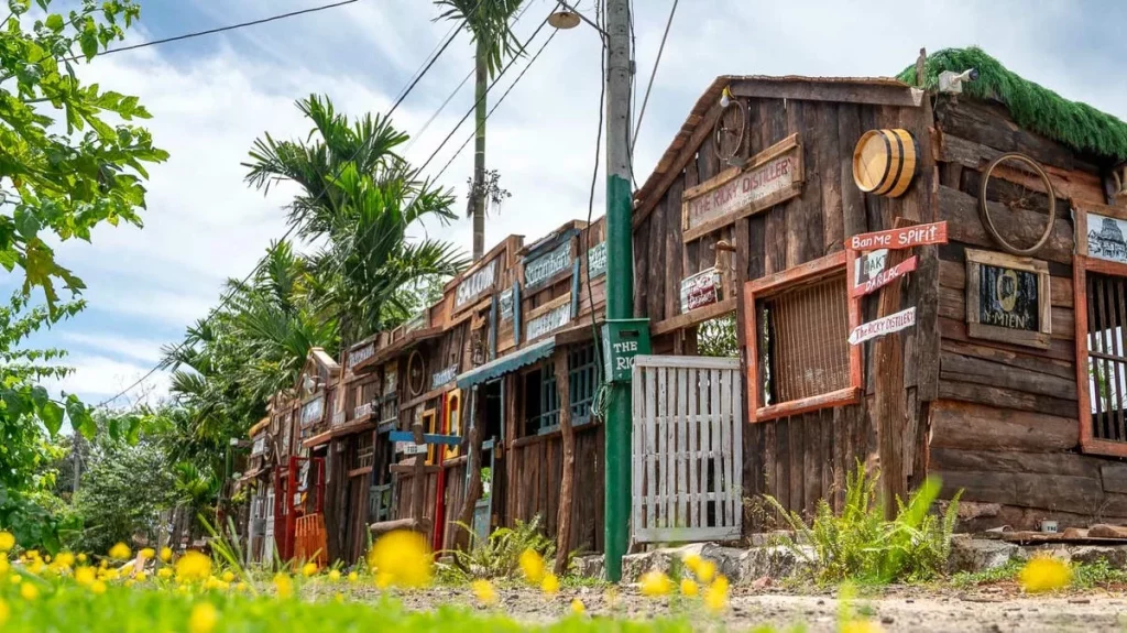 Khu vực check in phố cao bồi tại Tre Vibe