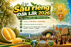 Lễ hội sầu riêng Daklak 2026