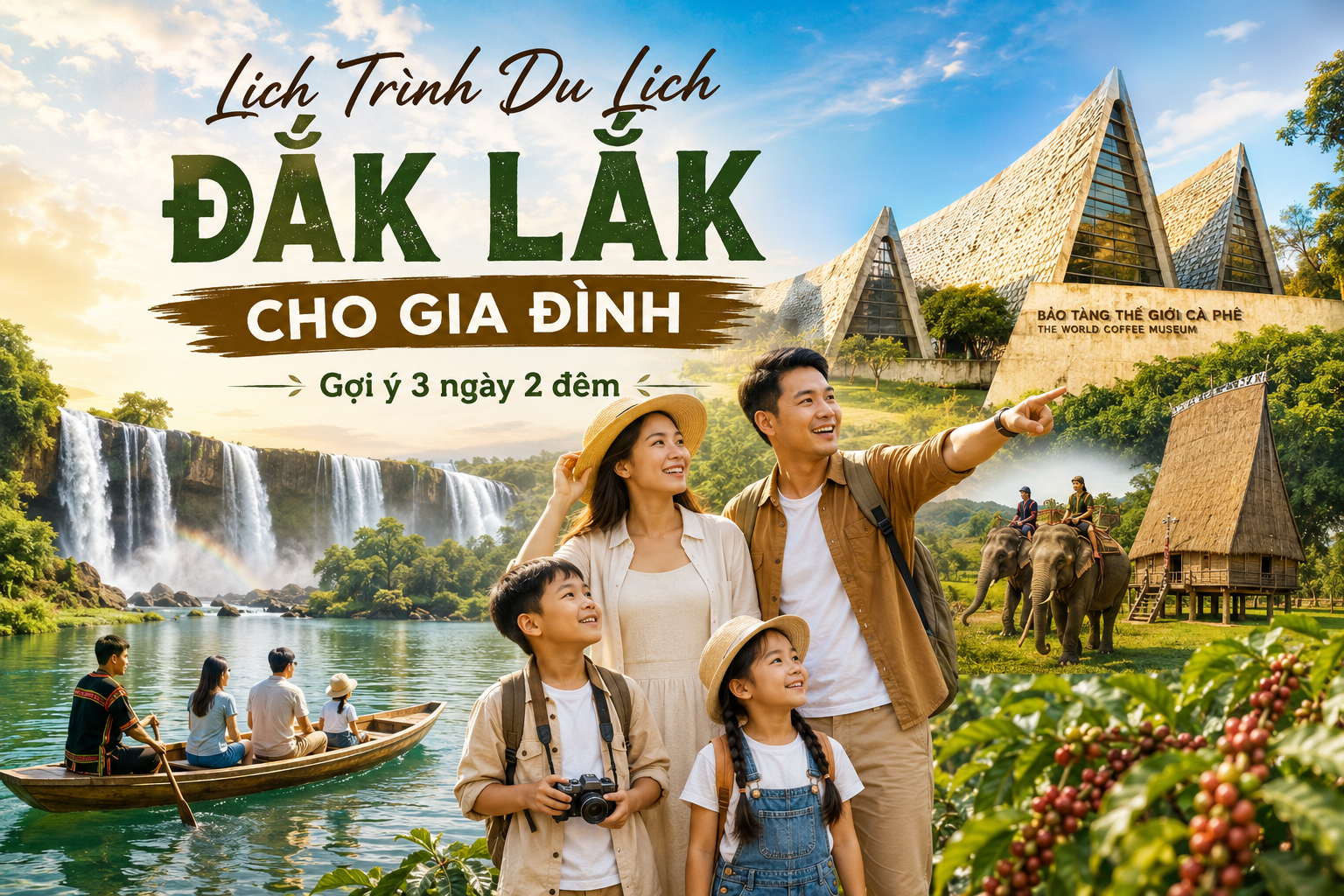Lịch trình du lịch Đắk Lắk cho gia đình