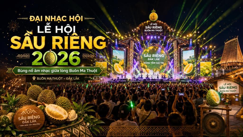 Đại nhạc hội Lễ hội Sầu riêng 2026