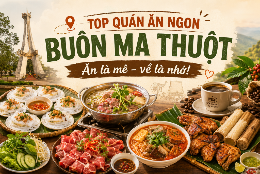 Top quán ăn ngon Buôn Ma Thuột