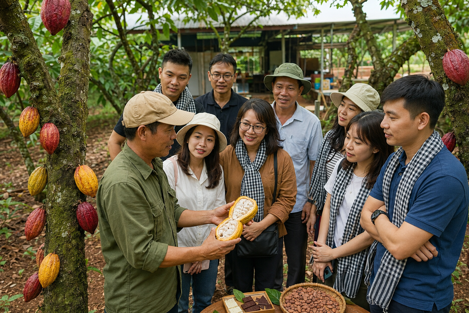 Review nông trại ca cao Nam Trường Sơn
