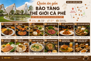 Quán ăn gần Bảo tàng Thế giới Cà phê